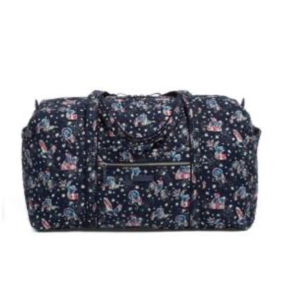 NWT Vera Bradley Hld Owls Iconic Large Travel Duffel - Picture 3 of 4